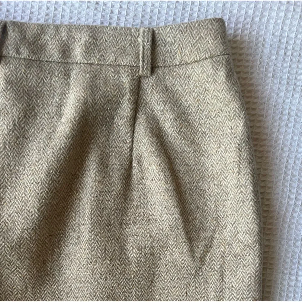 NEW Valerie By Valerie Stevens Vintage Tweed Essentials Wool Blend Fall Pants 14